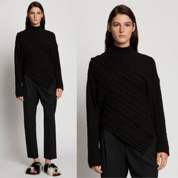 Proenza Schouler Bias Cable Knit Sweater - Picture 1 of 12